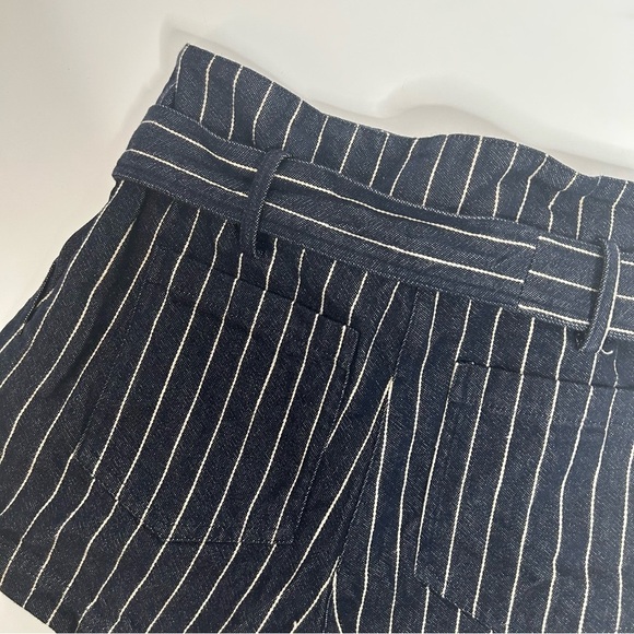 Manning Cartell Pinstriped Waist Tie Denim Shorts - Picture 8 of 14